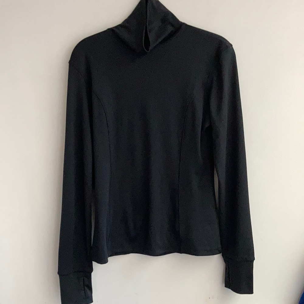 Obermeyer Size S Black Ski Sports  Turtleneck with Thumb Holes Small